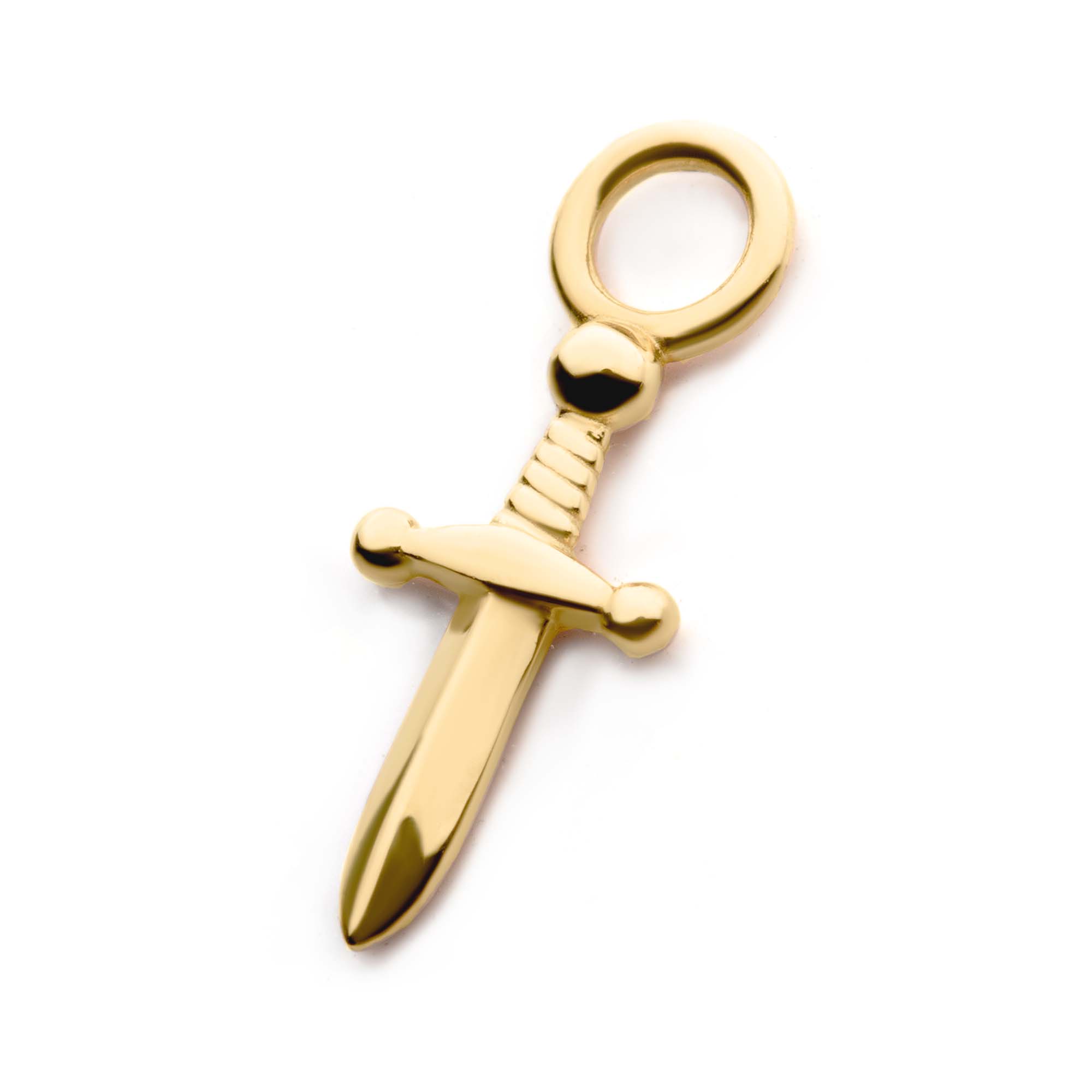 14Kt Yellow Gold Sword Charm