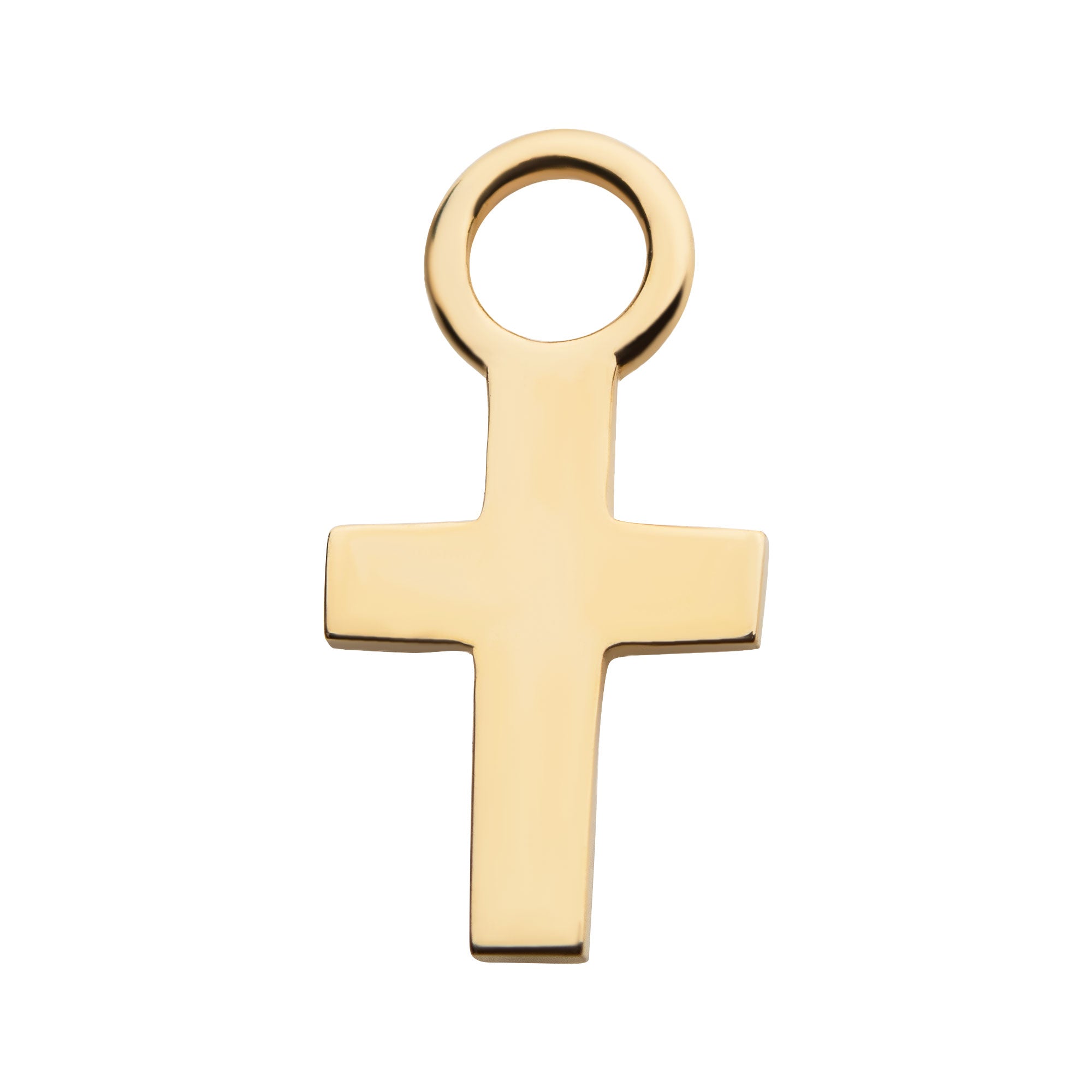 14Kt Yellow Gold Cross Charm