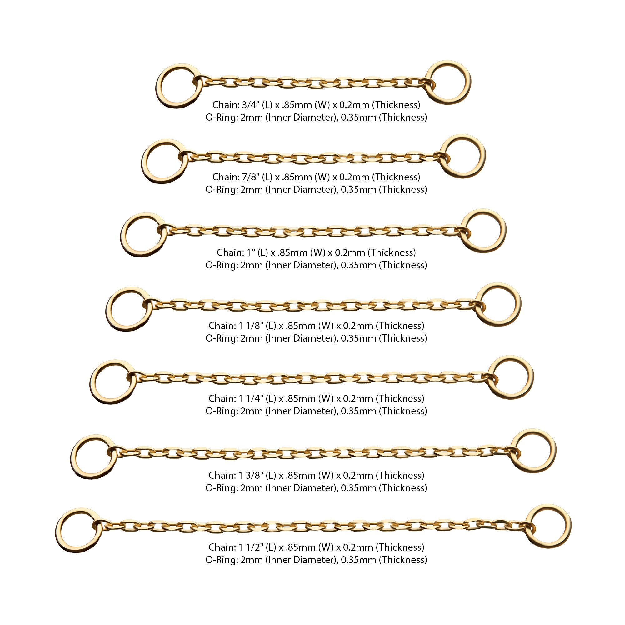 14Kt Gold Rolo Chain