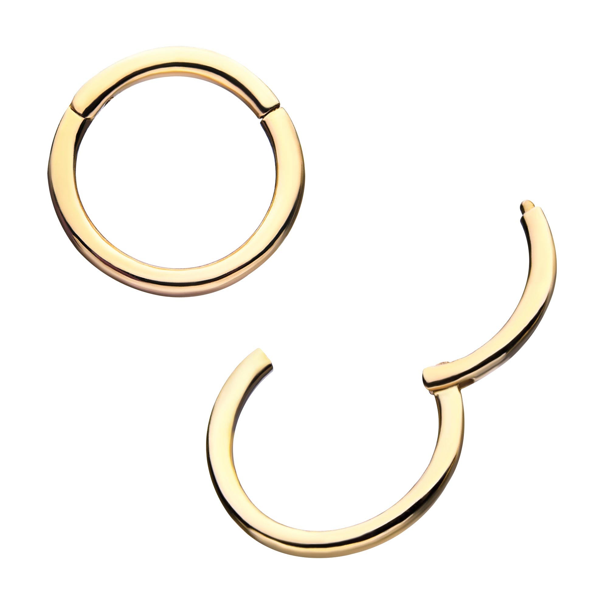 14kt Gold Hinged Segment Clicker