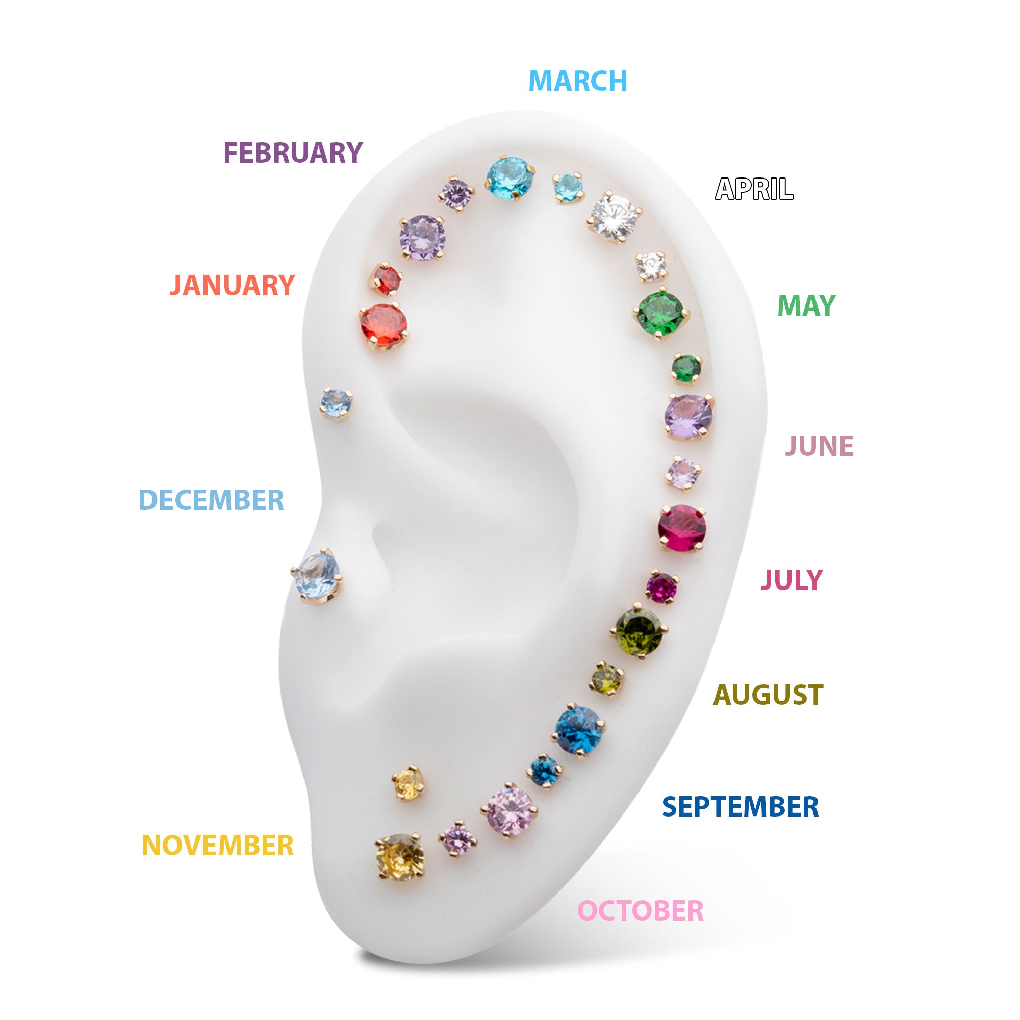 14kt Yellow Gold Threadless Prong Set Genuine Diamond Top