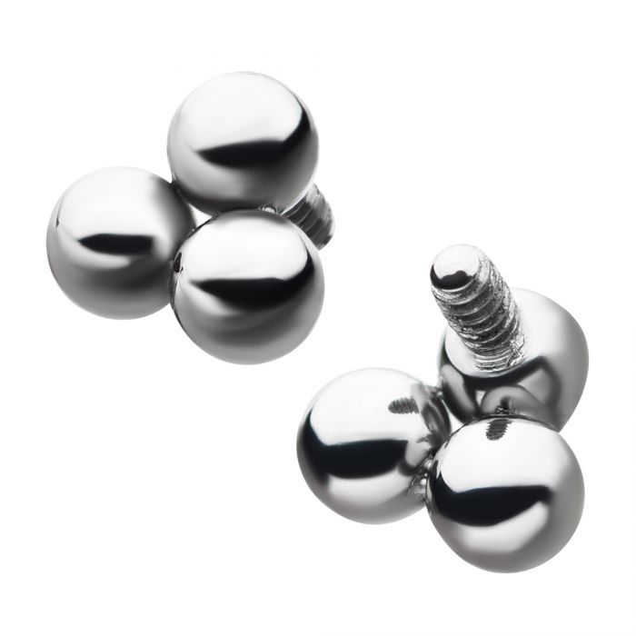 Titanium Tri-Ball Threaded Tops