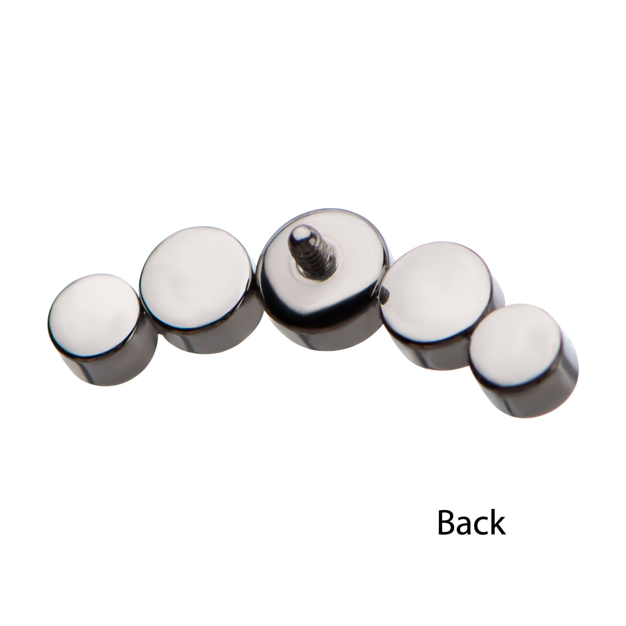 Titanium 5-Swarovski Crystal Threaded Tops