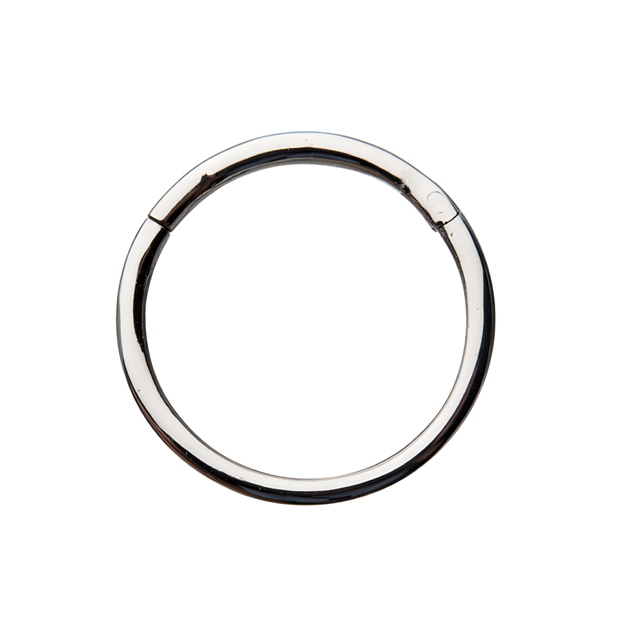 14kt White Gold Basic Hinged Segment Clicker