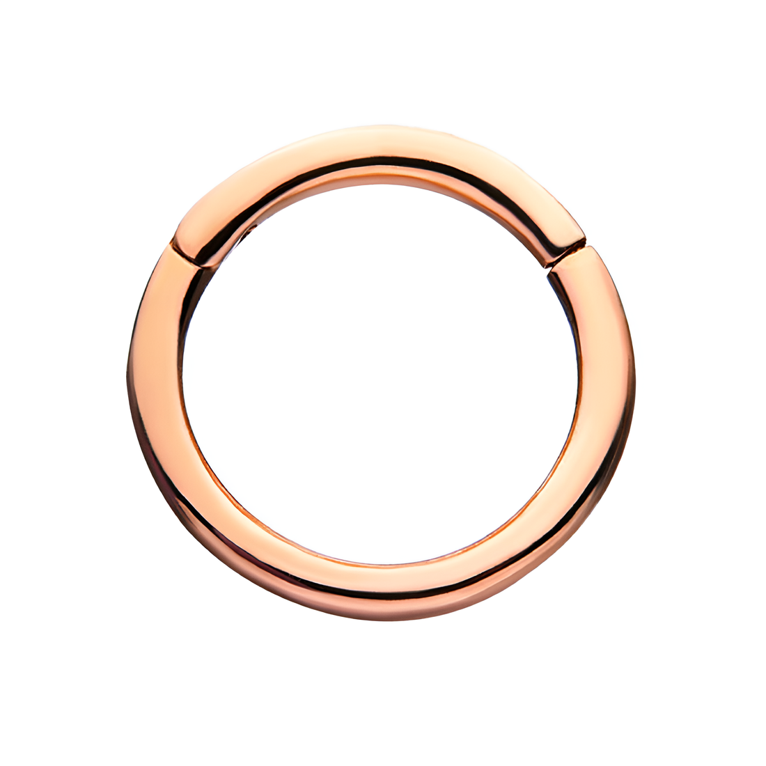 14kt Rose Gold Basic Hinged Segment Clicker