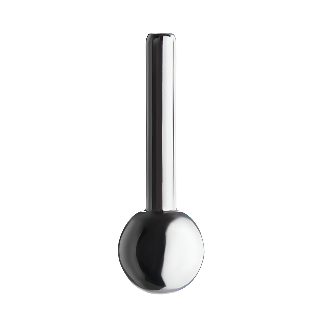 Titanium Threadless Straight Barbell with one Attached Ball