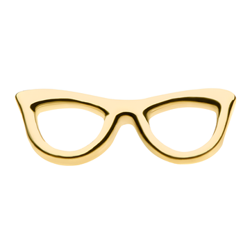 14kt Yellow Gold Threadless Eyeglasses Top