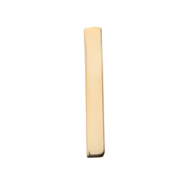 14kt Gold Threadless Bar Yellow Gold