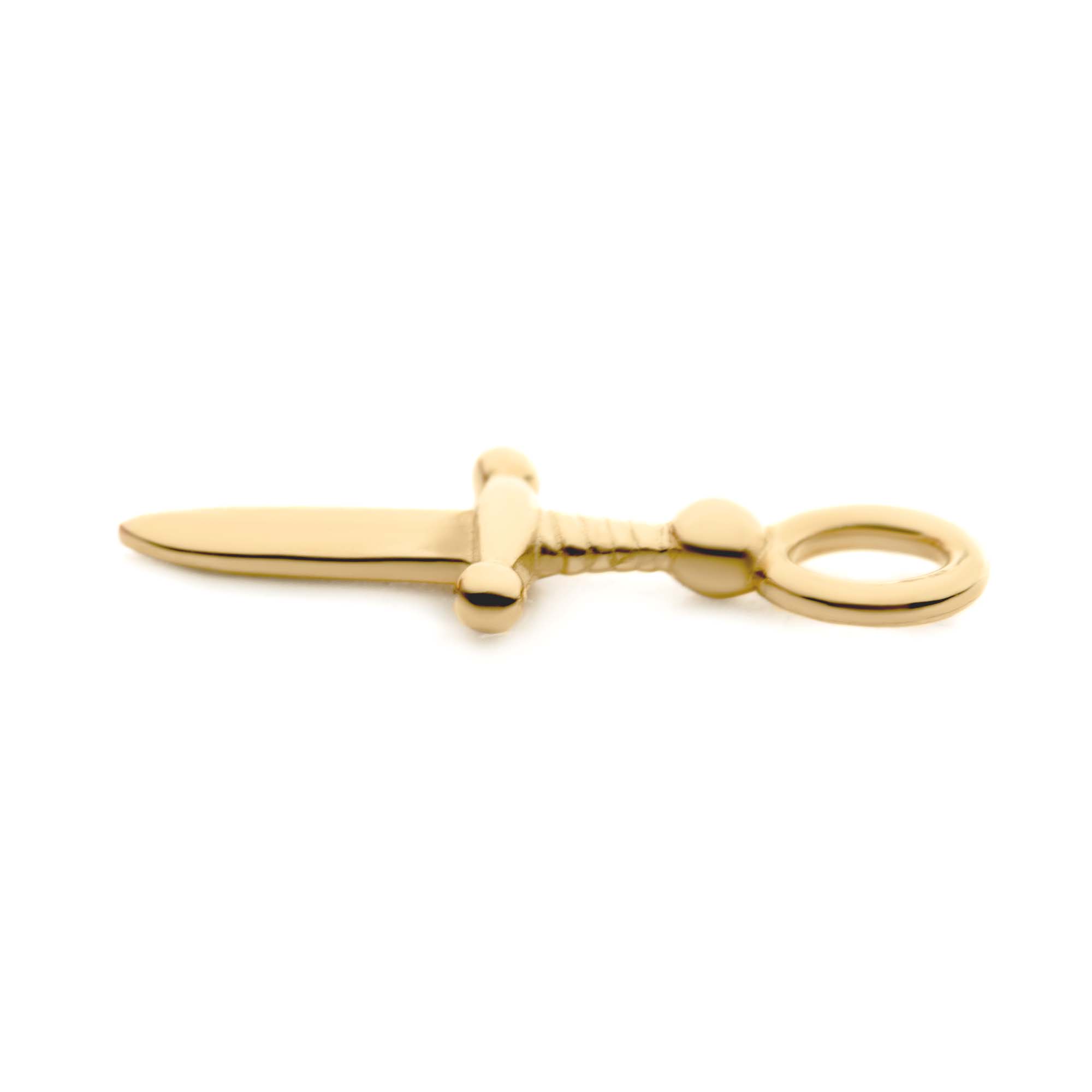 14Kt Yellow Gold Sword Charm