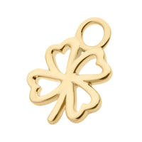 14Kt Yellow Gold 4-Leaf Clover Charm