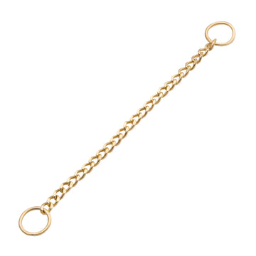 14Kt Gold Curb Chain with O-ring