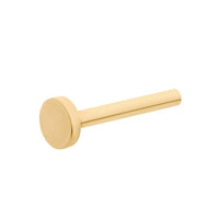 14Kt Gold Threadless Labret with 3mm Base