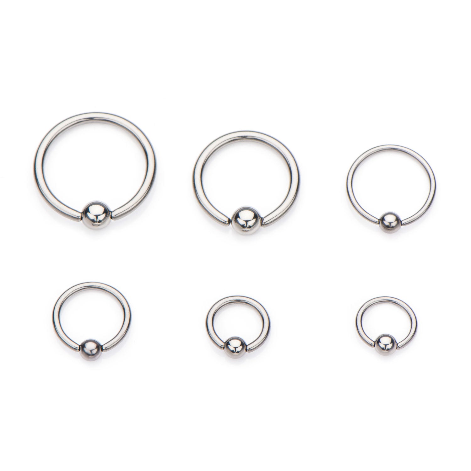 Niobium Titanium Captive Bead Ring