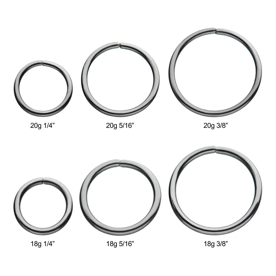 Niobium Seamless Split Ring