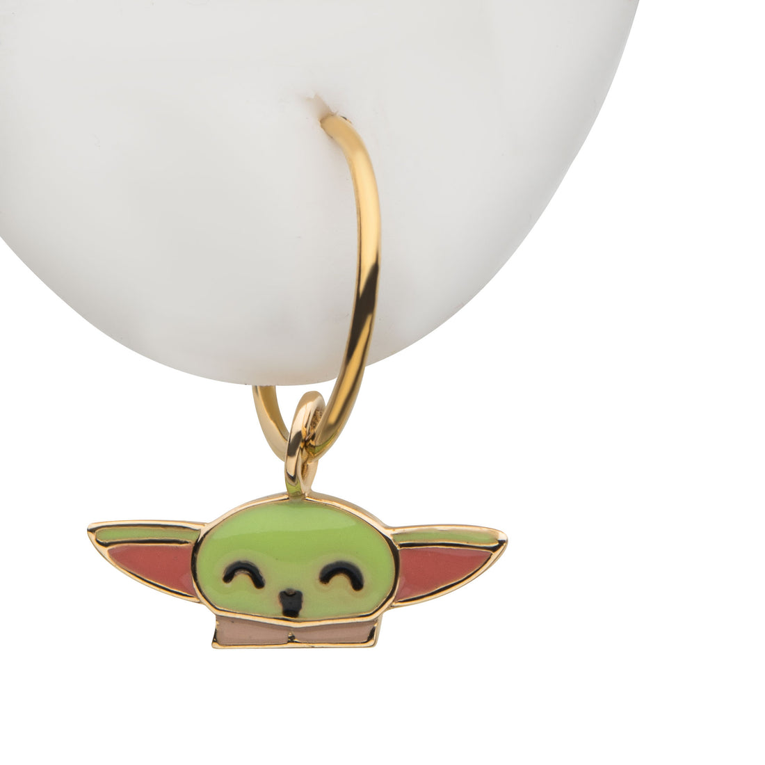 14Kt Gold with Enamel Star Wars Grogu The Child Charm