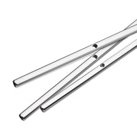 Titanium Single Thread Drilled Industrial Barbells