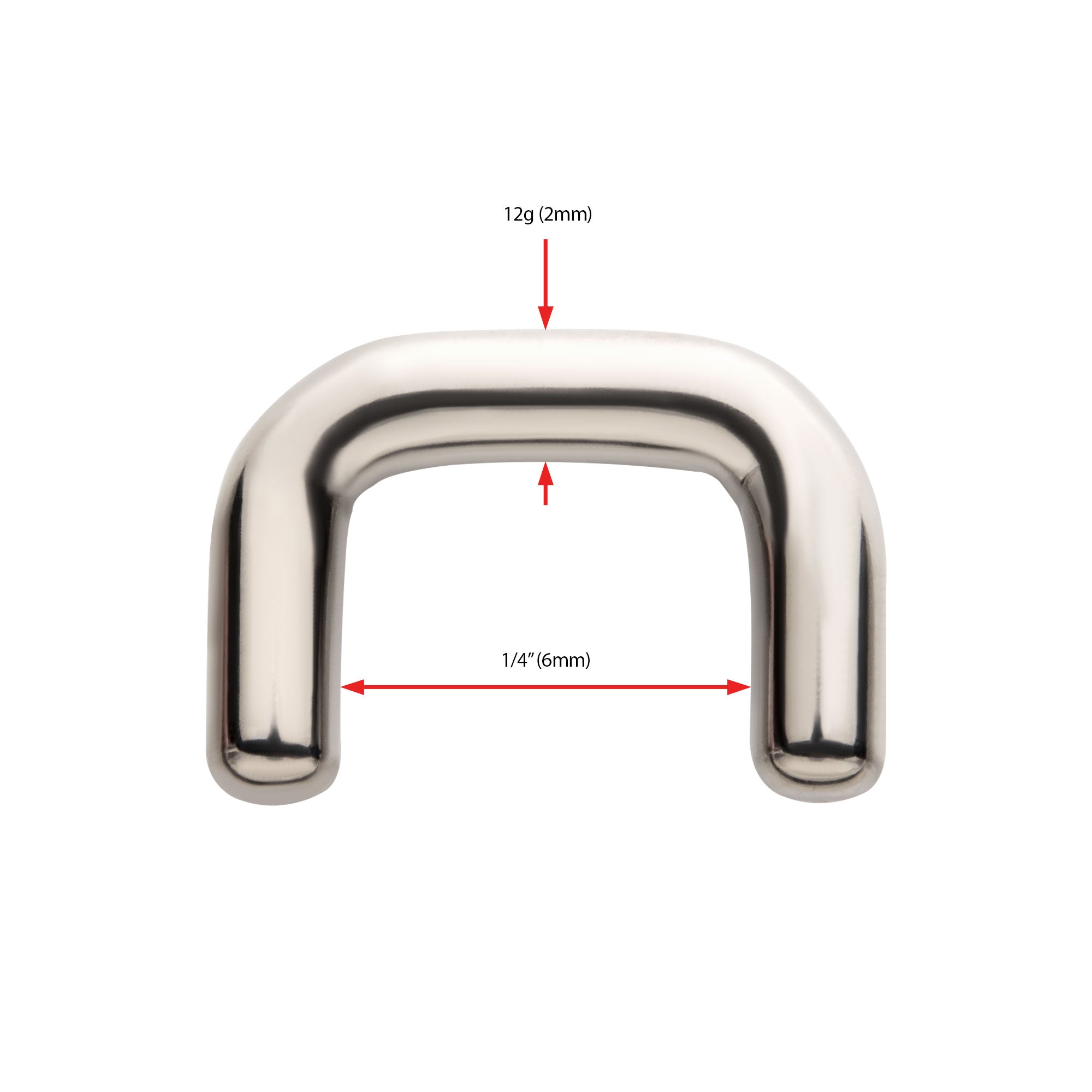 Titanium Mini Staple Septum Retainer