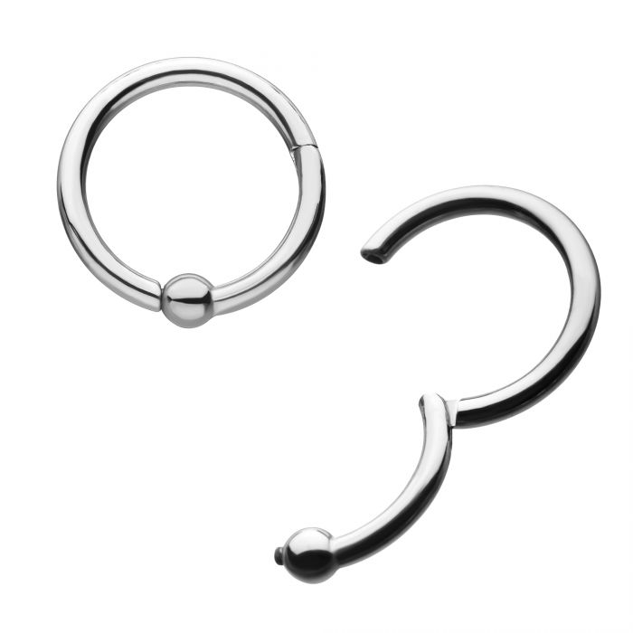 Titanium 3mm Ball Hinged Segment Ring