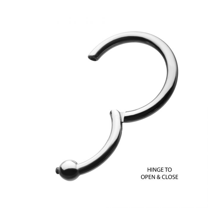 Titanium 3mm Ball Hinged Segment Ring