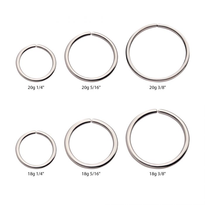 Titanium Seamless Split Ring