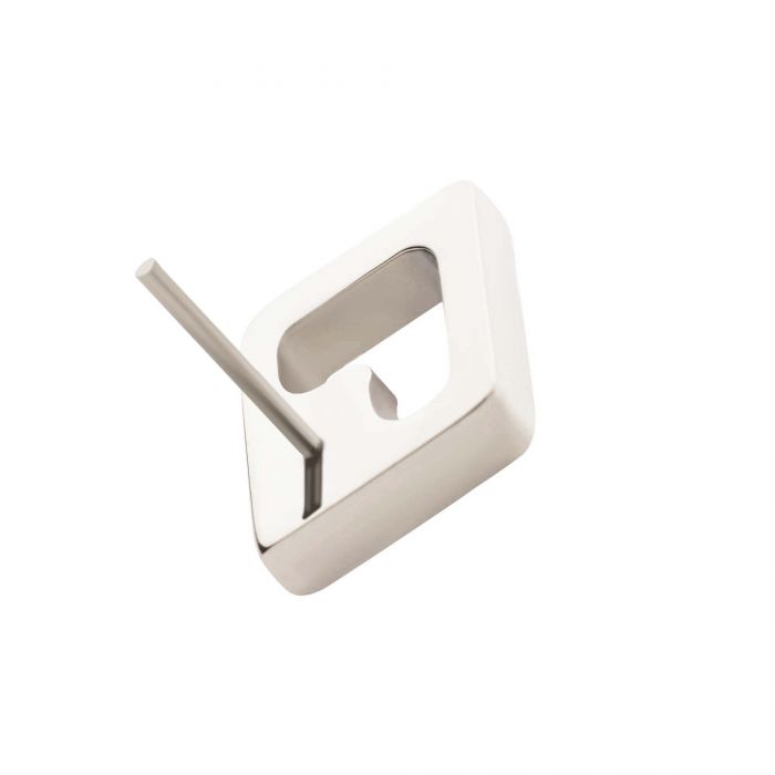 Titanium Threadless Diamond Shape Clear CZ Top