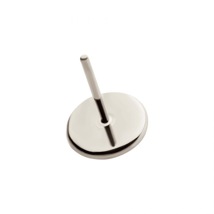 Titanium Threadless Hammered Disk Top