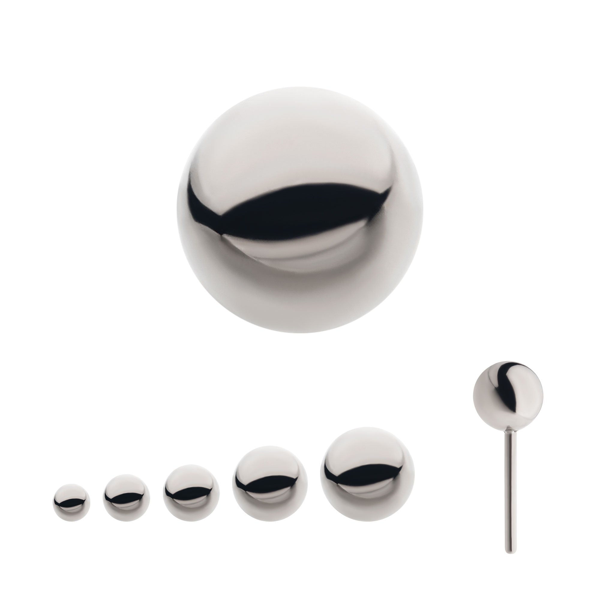 Titanium Threadless Top Ball