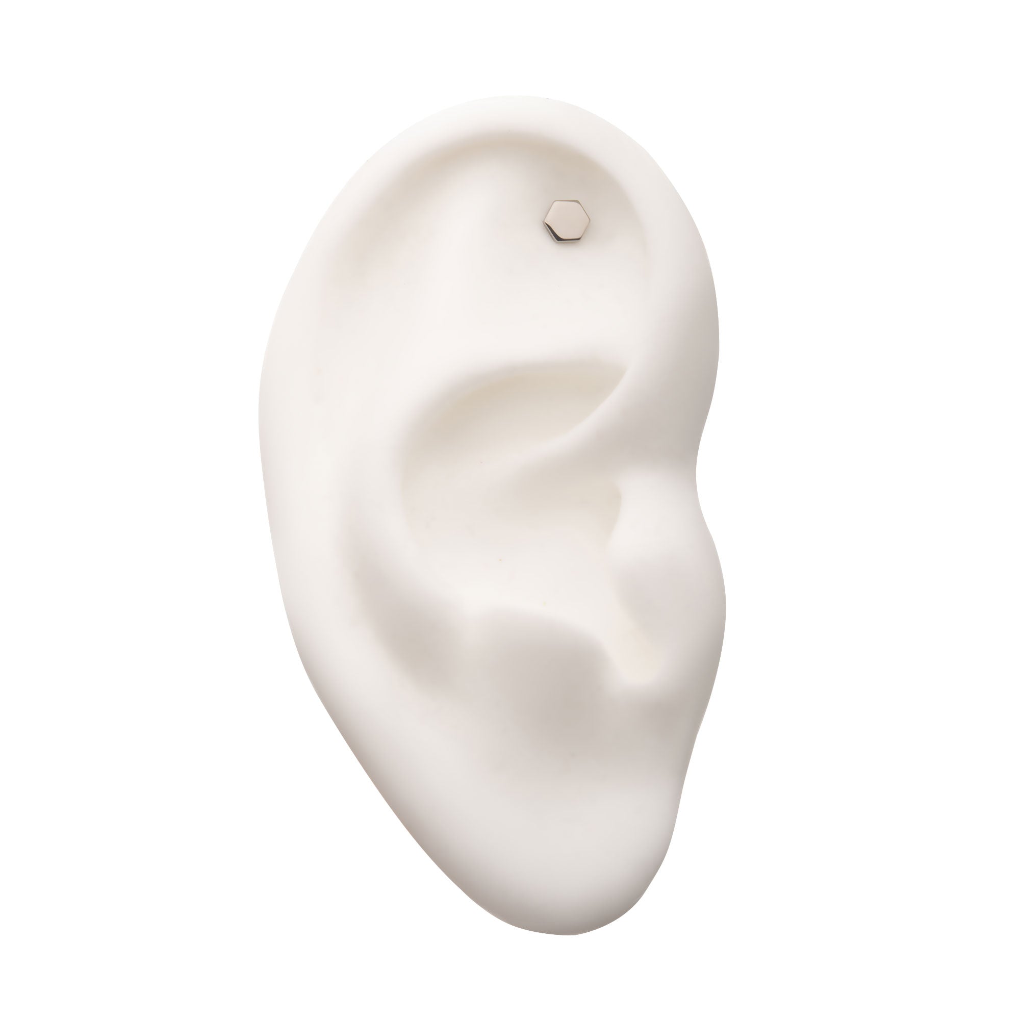 Titanium Threadless Hexagon Top